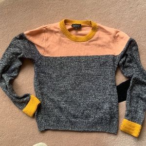 Colorblock Crewneck Topshop Sweater Excellent Used Condition